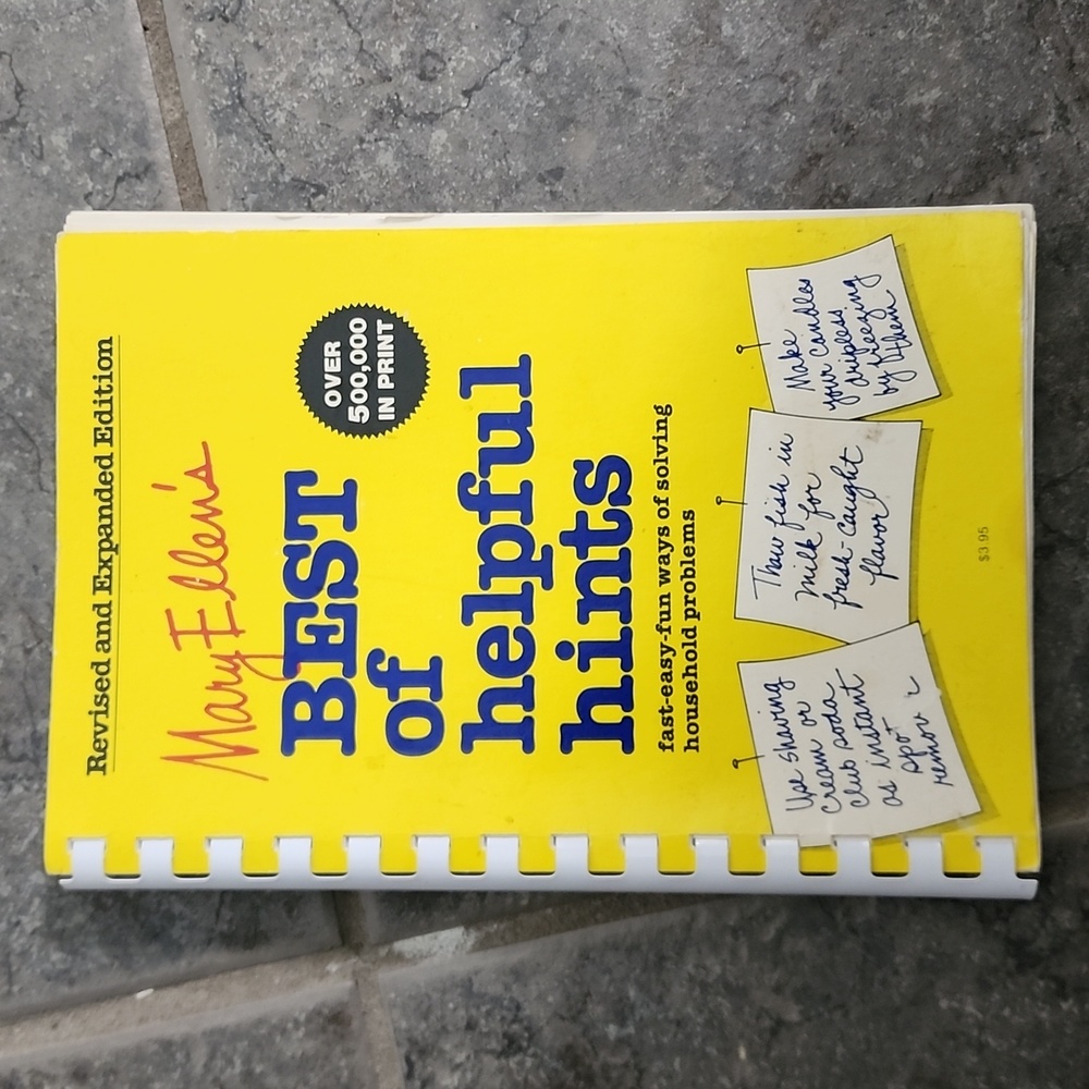 3 for $9  MaryEllen's Best of Helpful Hints Household Book